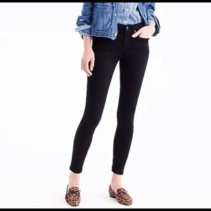 J. Crew toothpick black jeans 28T